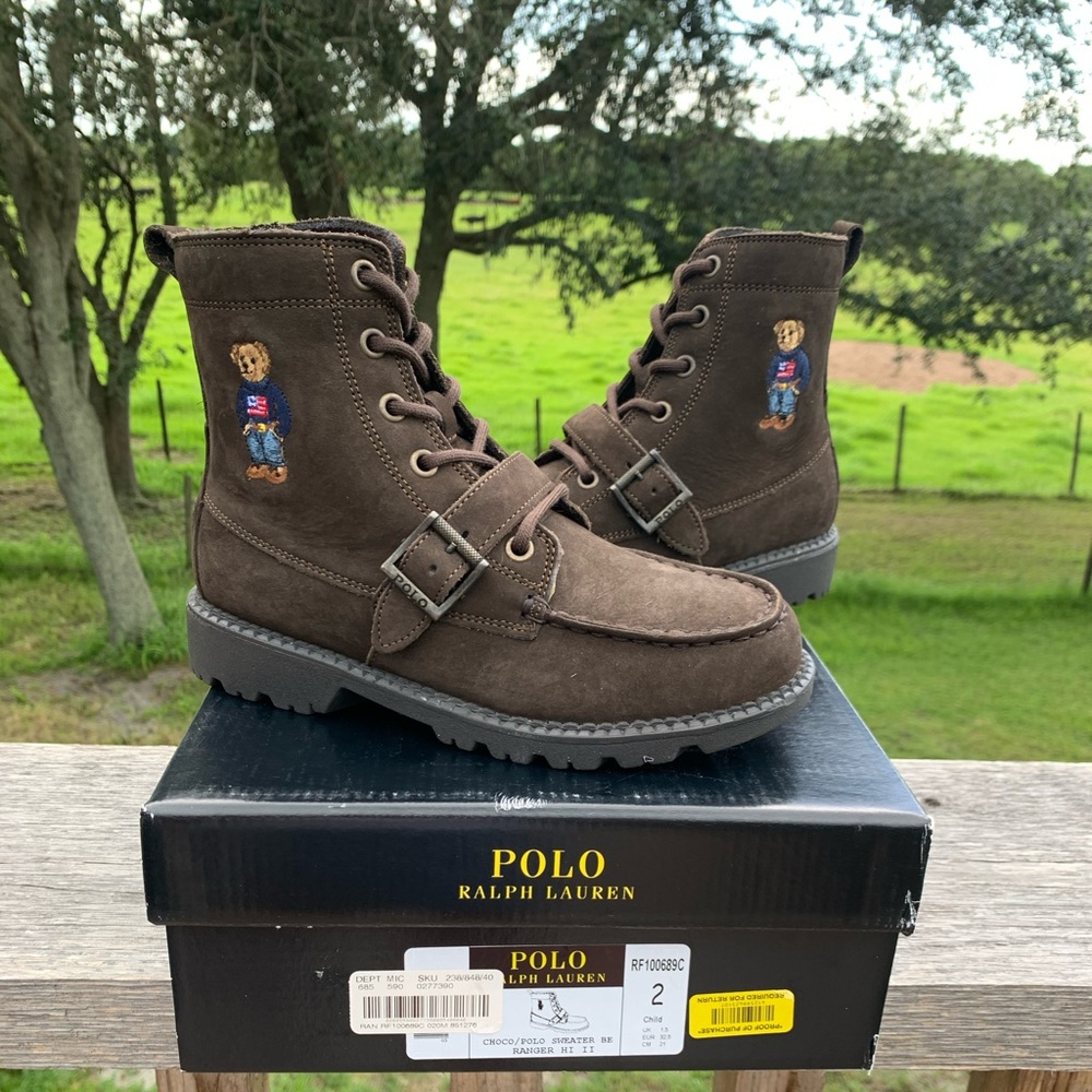 Boys Ralph Lauren Polo HI II Boot